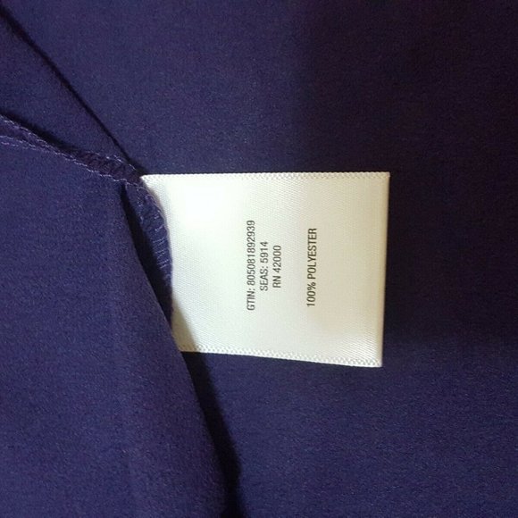 Nicki Minaj Ladies Size Small Purple Studded Button Down Top Blouse - Picture 2 of 5